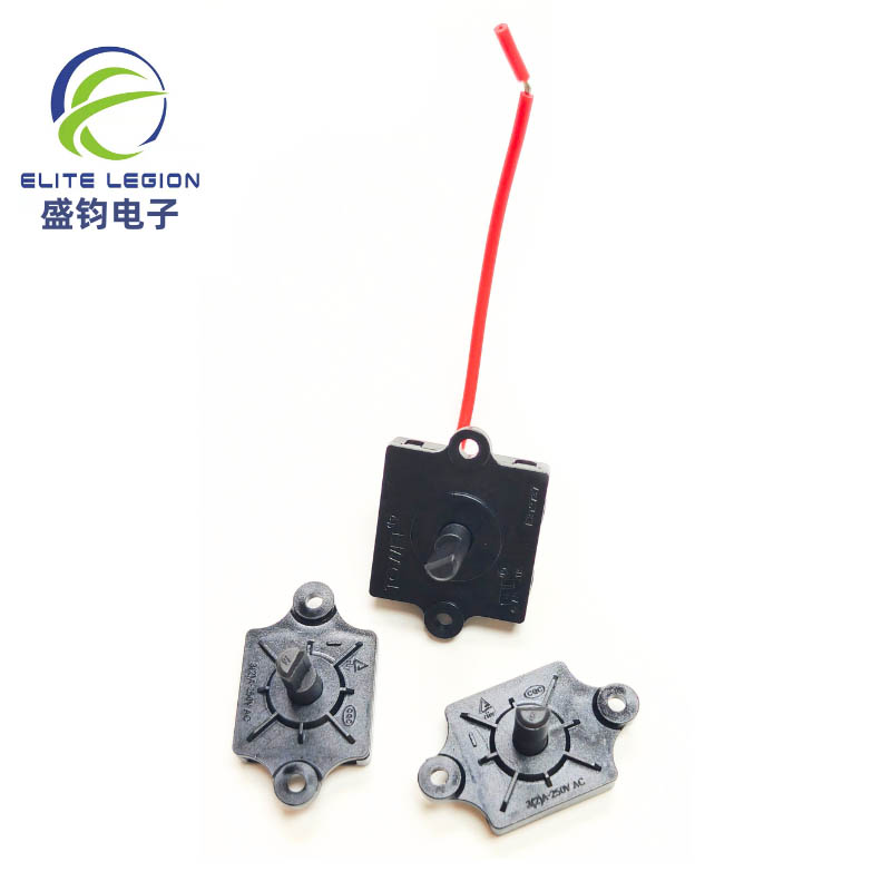 B3200-219 4 অবস্থান 3 তারের সাথে স্পিড রোটারি স্যুইচ